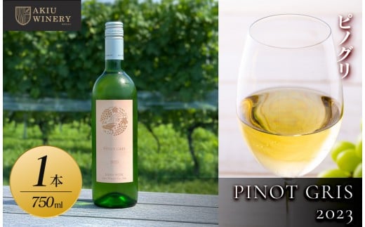 ピノグリ　PINOT GRIS 2023　750ml×1本【 白ワイン お酒 アルコール アルコール飲料 晩酌 家飲み 宅飲み 飲み会 集まり バーベキュー BBQ イベント 飲み物】