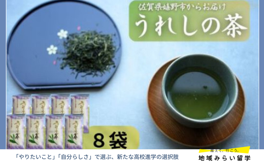 [川原茶業]佐賀県産 嬉野茶100g×8袋
