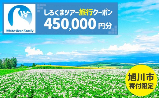 【旭川市】しろくまツアーで利用可能なWEB旅行クーポン (450,000円分)_05436 2282477 - 北海道旭川市