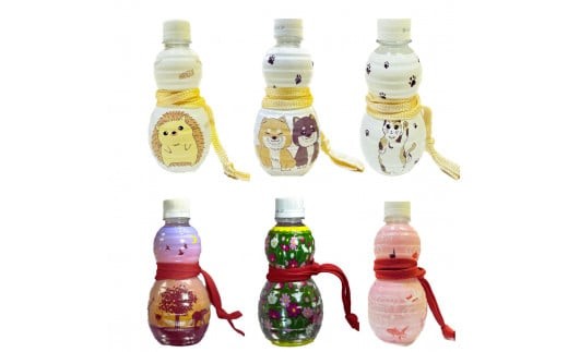 ストラップ付ひょうたんから水　350ml　6本入り