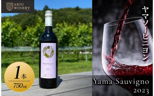 ヤマソービニオンYama Sauvignon2023　750ml×1本【赤ワイン お酒 アルコール アルコール飲料 晩酌 家飲み 宅飲み 飲み会 集まり バーベキュー BBQ イベント 飲み物】
