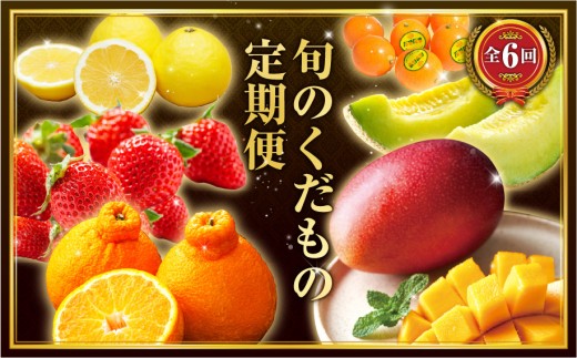 《2026年発送先行予約》【数量・期間限定】旬のくだもの定期便【全6回】_M153-T040