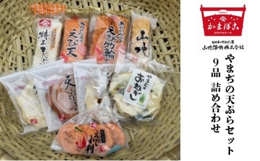 天ぷら やまぢの天ぷら セット 計9品 詰め合わせ 2283845 - 香川県観音寺市