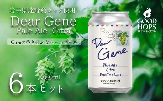 クラフトビール ペールエール 6本 セット 缶ビール 詰め合わせ GOOD HOPS お酒 地酒 地ビール プレゼント ギフトお祝い 感謝 誕生日 美味しい ビール お取り寄せ 缶 岩手県 遠野市 産 ホップ 使用 株式会社BrewGood 期間限定 Pale Ale
