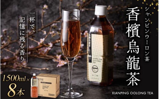 ≪京阪百貨店厳選≫香檳烏龍茶(シャンピンウーロンチャ） 1500ml×8本 お茶 茶 烏龍茶 ウーロン茶【寄附のご入金後、２週間以内を目途に発送いたします】 2300482 - 和歌山県かつらぎ町