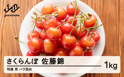【先行予約】 さくらんぼ 特選 佐藤錦 秀品 約1kg 令和8年産 2026年産 山形県産 フルーツ 果物 tf-snbsl1000