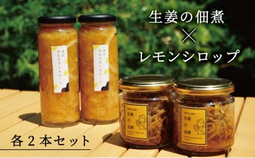 レモンシロップと佃煮セット（各2個）[№5716-0759]