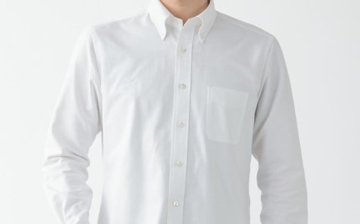 プレミアムオックスフォードシャツ／メンズ LLサイズ ／ ファッション 服 衣類 トップス シャツ ワイシャツ Ｙシャツ メンズ ホワイト 白 日本製