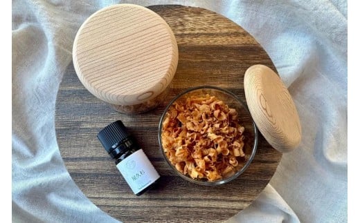 屋久杉精油3ml＆屋久杉蓋ディフューザーセット