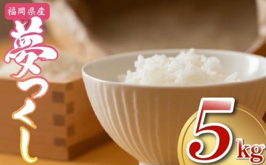 【先行予約】数量限定〈令和7年産〉福岡県産夢つくし5kg [MY001-1] 米都らいす【福岡県須恵町】米 新米