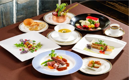 ペアディナー券 ／ 食事券 ディナー チケット 券 フランス料理 フレンチ料理 お食事券 レストラン 記念日ディナー ペア ペアチケット 二人 ホテル 岡山県 倉敷市