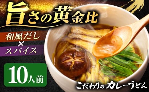 カレーうどん 2人前×5（計10人前）  うどん おうどん めん 麺  愛西市 / アロマ・フーヅ [AEAP002] 