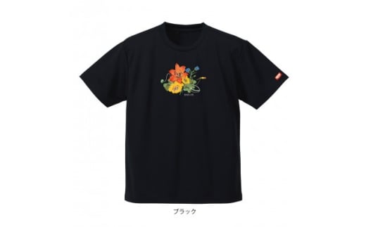 JTTA公認　卓球ユニフォーム＜男女兼用(ドライ):150サイズ＞フラワー　ブラック【1667442】 2286800 - 岐阜県羽島市