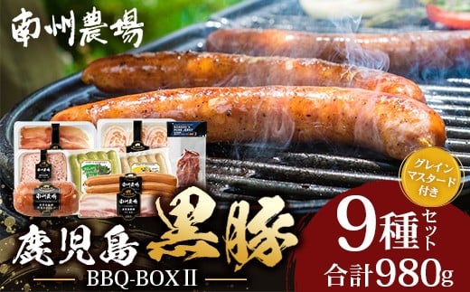 鹿児島県産 BBQ-BOX Ⅱ ハム ソーセージ ベーコン 詰め合わせ セット NS-25 | かごしま 黒豚 生ハム ボロニア ウインナー ソース ジャーキー おつまみ バーベキュー 焼き肉 低添加製法 冷蔵 鹿児島県 南大隅町 南州農場 2289847 - 鹿児島県南大隅町