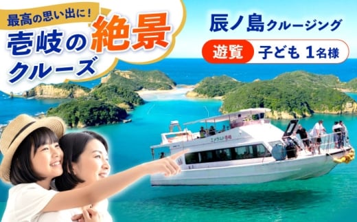 辰ノ島クルージング(辰ノ島遊覧)子ども1名様分《壱岐市》【勝本町漁業協同組合】 [JFN005]