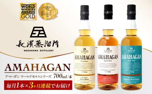 ウイスキー アマハガン 酒 ウィスキー AMAHAGAN お酒 モルト モルトウイスキー ハイボール 長濱蒸溜所 定期便 人気