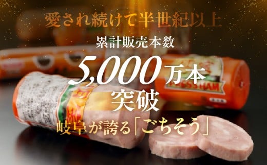 岐阜県郡上市のふるさと納税 【A-110】明宝ハム３本入 約1kg / 岐阜県 名産品 バーベキュー 食品 精肉 肉加工品 加工品 ハム ステーキ ギフト セット BBQ お中元 お歳暮 お返し 真空 冷蔵 明宝 めいほう 郡上市 15000円