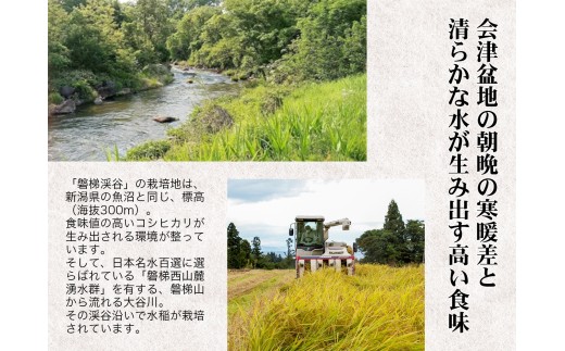 福島県磐梯町のふるさと納税 【先行予約・新米】Aランク会津コシヒカリ特別栽培米「磐梯渓谷」 （減農薬栽培）（白米10kg）