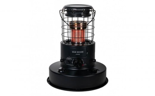 【GEAR MISSION】【トヨトミ】対流形石油ストーブ「RR-GER25(ブラック)」7～9畳