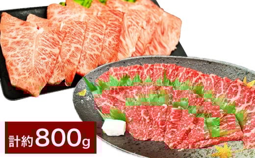 [赤身 VS ミスジ 食べ比べ!] おおいた和牛 赤身焼肉・ミスジ焼肉 各約400g 計約800g