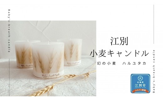 江別小麦キャンドル 1個