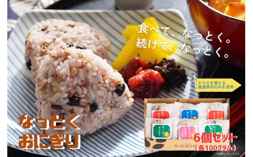 [4種の具材入り]なっとく おにぎり 6個入り(具材4種 / 各100g)[ なっとくおにぎり屋 ]七徳御握 おむすび さがびより 使用 米 朝食 夕食 夜食 ランチ 長崎 佐世保 九州