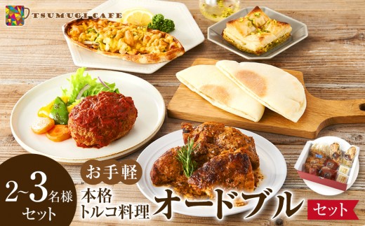 本格トルコ料理 オードブル 2～3名セット ケバブチキンステーキ ハンバーグ ピザ 焼き菓子 肉料理 鶏肉 温めるだけ 惣菜 お手軽 簡単 ギフト 贈り物 ホームパーティー 480983 - 和歌山県白浜町