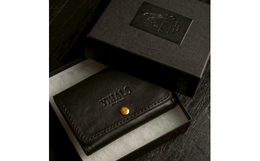 YIHALS ハンドメイド 牛革 名刺入れ ダークブラウン《靴屋が手掛ける革製品》｜イハレス レザー 革小物 [0657] 2294949 - 神奈川県伊勢原市