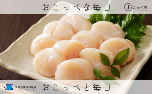 中玉ホタテ玉冷1kg（約60～80玉入り） 