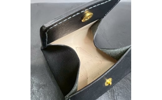 YIHALS ハンドメイド 牛革 コインケース ダークブラウン《靴屋が手掛ける革製品》｜イハレス レザー 革小物 [0663] 2294956 - 神奈川県伊勢原市
