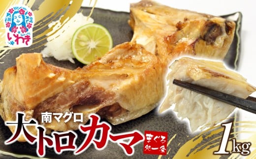 [25年11月配送]南マグロ大トロカマ1kg | 加熱用 冷凍 塩焼き 煮付け まぐろ 鮪 マグロ 焼き魚 高級種 希少部位 | DG016-1kg