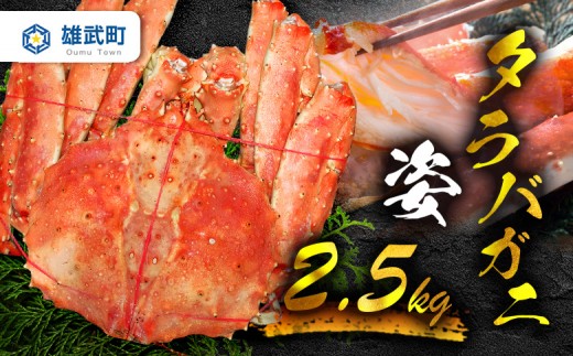 《数量限定》北海道オホーツク産 タラバガニ姿　2.5ｋｇ