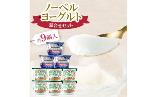ノーベル　ヨーグルト詰合せセット(DHA+EPAヨーグルト3個・クロレラアロエヨーグルト6個)【1664205】