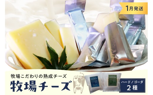 1月発送 北海道十勝芽室町 牧場チーズ２種類セット me020-005c-1 1549525 - 北海道芽室町