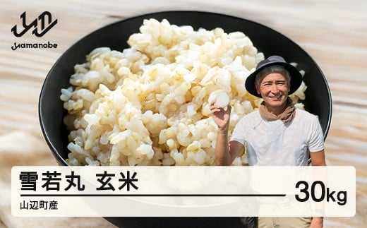 《先行予約》新米 米 雪若丸 玄米 30kg 2025産 令和7年産 山辺町産 2025年11月中旬から順次発送 お米 米 ブランド米 こめ os-ywgxa30 ※沖縄・離島への配送不可