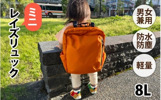 【選べるカラー】レイズリュックミニ OR【 子育てバッグ ユニセックス 軽いバッグ 撥水 防塵 豊岡鞄 コーデュラ アウトドア 旅行バッグ 通勤バッグ 長く使えるカバン SDGs ファミリーバッグ 】