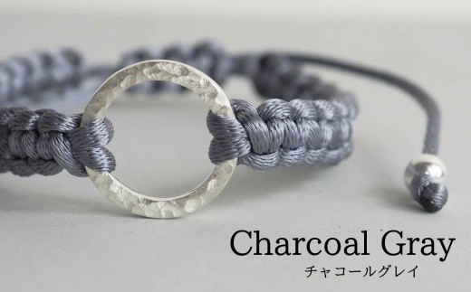 Bracelet -Dawn- Charcoal Gray シルバー ブレスレット【チャコールグレー】 2283668 - 石川県小松市