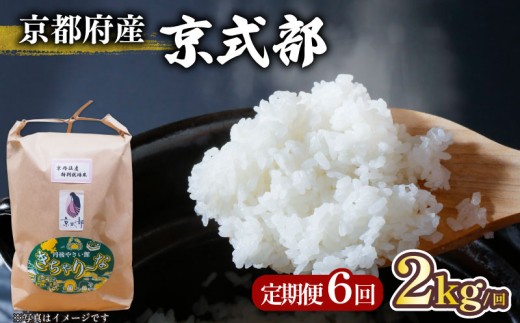 【令和7年産 新米】 定期便 全6回 京都府産 京式部 2kg 米 こめ 白米 国産 ブランド米 取り寄せ 京都 ごはん 6か月 6ヶ月 2025年産 JA JA京都 京都府産 京都府 コシヒカリを基準米としたお米