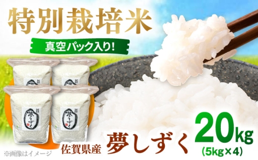 【R7年度産】夢しずく（白米） 20kg 【白浜農産】 [IBL021] 2296344 - 佐賀県白石町