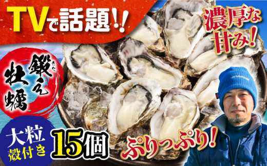 【3月29日（日）着】テレビで話題！簡単なのに贅沢！【生牡蠣】おうちで牡蠣小屋気分！身が引き締まったプリップリの殻付き牡蠣 15個 牡蠣 広島 かき カキ カンカン焼き 焼き 蒸し 江田島市/有限会社寺本水産 [XAE005] 牡蠣 生食 むき身 殻付き 殻付 殻 かき カキ 生牡蠣 広島牡蠣 オイスター カキフライ 魚介類 魚介 貝類 海鮮 広島県産 国産 産地直送 贈答 ギフト 特産品 2296927 - 広島県江田島市