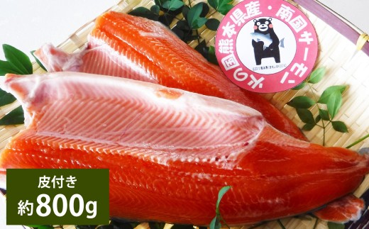 南国サーモン 約800g 皮付き 200g×4個 サーモン 鮭 サケ さけ 刺身 焼き鮭 魚 魚介 冷蔵 熊本県 上天草市 【2026年3月上旬～4月下旬迄発送予定】 2297250 - 熊本県上天草市