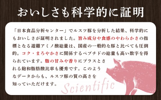 ルスツ豚詰め合わせ　約1kg