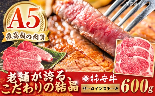 【2026年3月発送】最高級A5等級 三重県産 黒毛和牛 柿安牛 サーロインステーキ 600g （200g×3枚）/ サーロイン ステーキ 国産 和牛 さーろいんすてーき ステーキ 3枚 希少 牛肉 赤身 すてーき ステーキ肉 三枚 さーろいん すてーき肉 国産和牛 生肉 さんまい / 亀山市 / 柿安本店 [AMBW019-3] 2298812 - 三重県亀山市