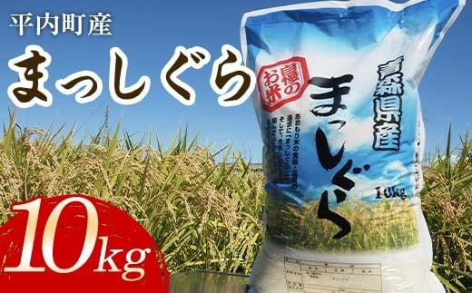 100年続く米農家 まっしぐら 10kg （令和7年産） 【マルサンファーム】 白米 精米 米 お米 おこめ コメ 東北 青森県 平内町 F21J-119 686902 - 青森県平内町