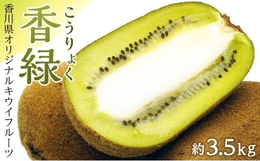 香緑（こうりょく）キウイフルーツ 約3.5kg 787965 - 香川県坂出市