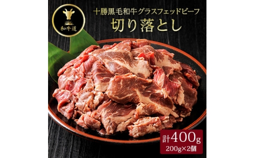 ＜毎月定期便＞十勝姫切り落とし 400g 国産 黒毛和牛 グラスフェッドビーフ全3回【4071604】 2302201 - 北海道大樹町
