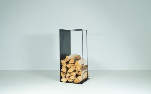 【9月30日〆飛騨牛が抽選で当たる】WOOD STOCKER 家具 ラック 棚  薪 ストッカー 薪棚 薪ラック アイアン スチール アンティーク レトロ インテリア モダン シンプル スタイリッシュ 鉄製 SIKAKU 岐阜県 大垣市