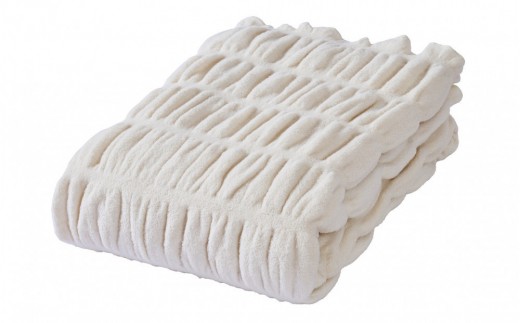 ハグウォームの掛け毛布　SD（セミダブル）　アイボリー