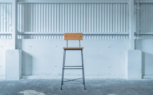 【9月30日〆飛騨牛が抽選で当たる】 SK COYNTER CHAIR -OAK- チェア 椅子 イス いす アイアン スチール アンティーク レトロ インテリア モダン シンプル スタイリッシュ 鉄製 SIKAKU 岐阜県 大垣市