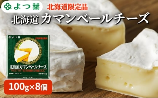 よつ葉 「北海道カマンベールチーズ [北海道限定品]」100g×8【 よつ葉 北海道カマンベールチーズ 販売店 新千歳空港 札幌駅 お土産 通販 お取り寄せ 違い 口コミ パッケージ 北海道限定 食べ方 レシピ アレンジ ワイン おつまみ 北海道 十勝 幕別 】 [№5749-1808] 2309222 - 北海道幕別町